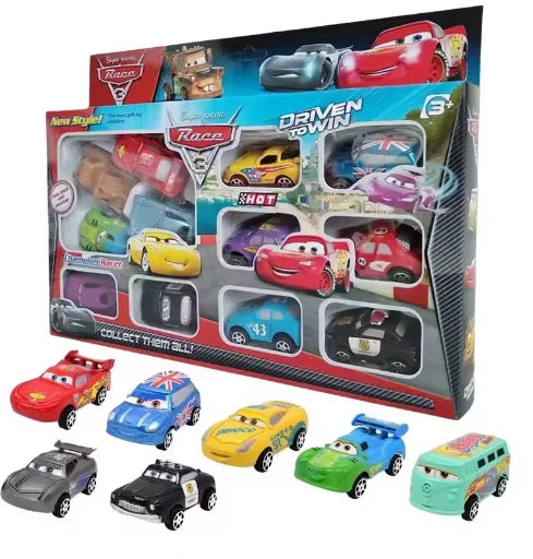 Pixar Lightning McQueen & Jackson Storm 1:55 Diecast Car Model — Collectible PVC Toy Truck Gift for Kids