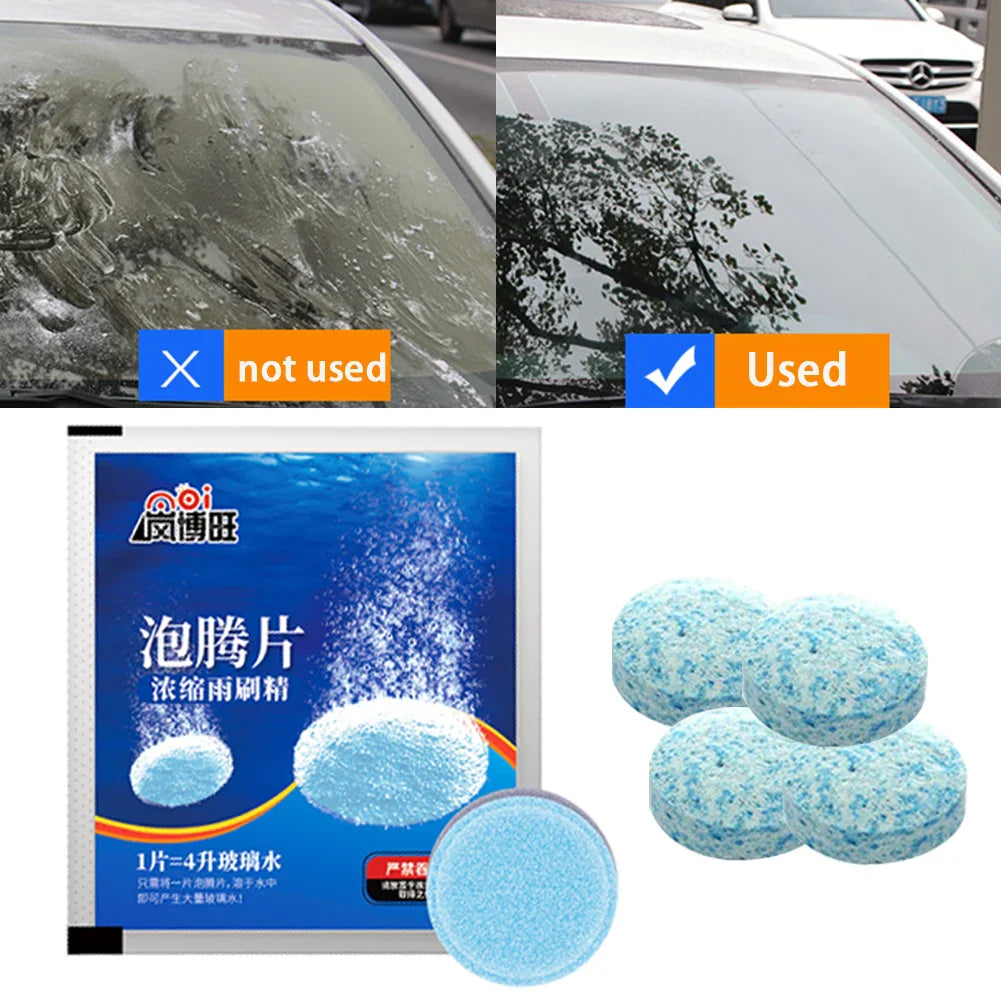 Auto Wiper Glass Cleaner | Effervescent Solid Tablets for Car Windscreen & Windshield Cleaning   2/2