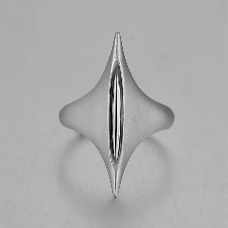 Retro Sword of Maria Silver Ring — Handmade Punk Gothic Open Ring for Women & Unisex Jewelry Gift