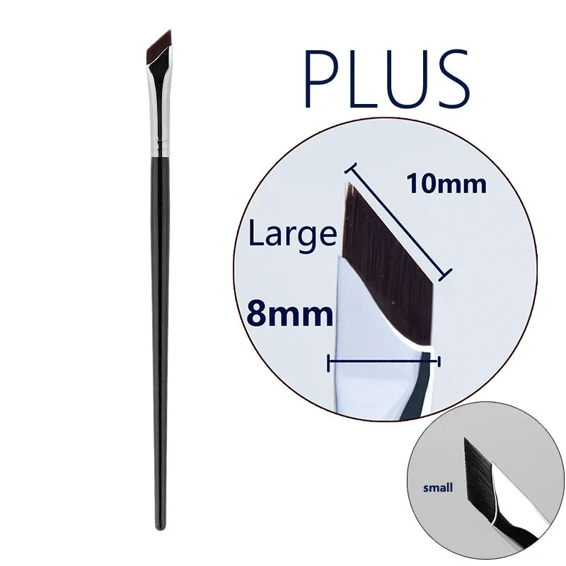 Upgrade Blade Eyeliner Brush | Ultra-Thin Fine Angle Flat Brush for Eyebrows & Under-Eye Makeup | Precise Detail White Brush