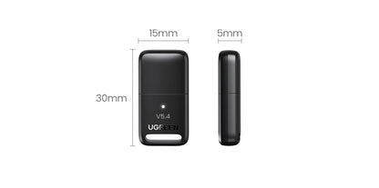 Bluetooth 5.4 USB Adapter for PC – Wireless Dongle for Mouse, Keyboard, Audio & Music Receiver Transmitter