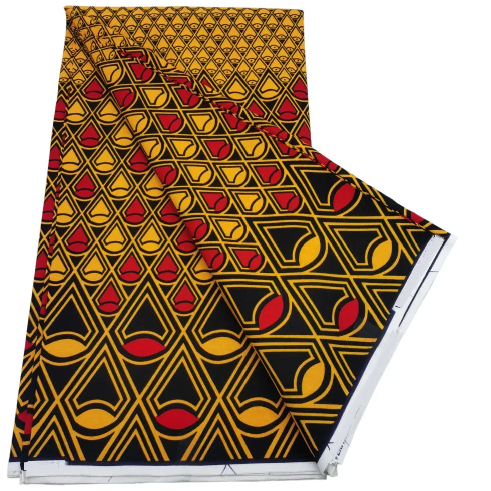 100% Cotton Real Wax Ankara Fabric - 2026 African Print Wedding Dress Sewing Fabric
