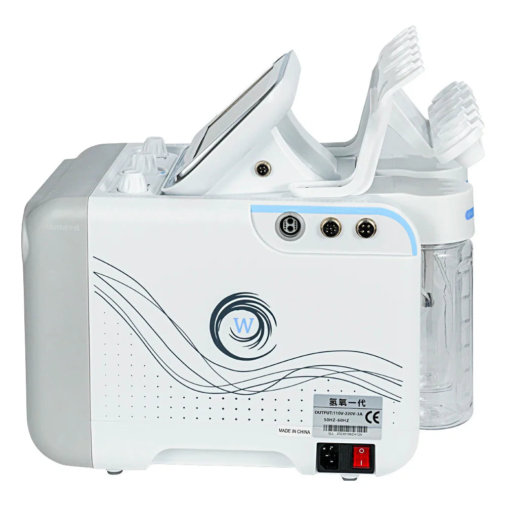 7 in 1 Water Oxygen Small Bubble Machine - Professional Hydra Dermabrasion Beauty Instrument for Facial Spa and Skin Care