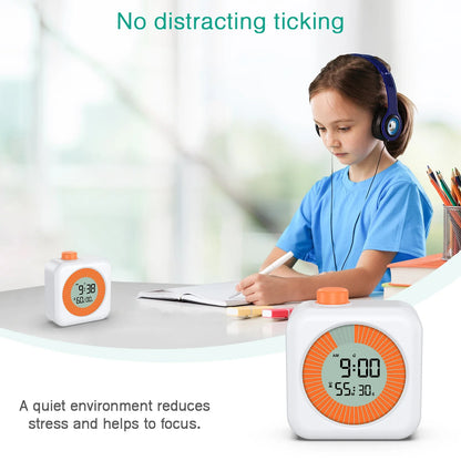 ORIA 60-Minute Digital Visual Timer – Countdown Stopwatch with Alarm for Homeschool & Teaching Supplies