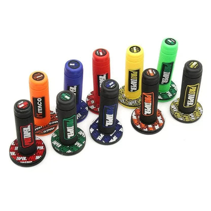 7/8" Motorcycle Handlebar Grip Gel Brake Handles – Rubber Grips for CRF, EXC, YZF, Protaper Dirt & Pit Bikes