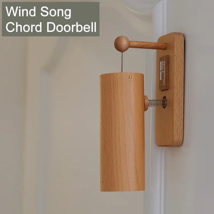 432Hz Wooden Doorbell Chime - Musical Entry Door Bell for Home, Business, Fridge & Housewarming Gift