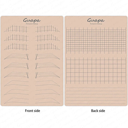 Microblading Practice Skin Sheets — Eyebrow Segment Tip Joint Texture for Semi-Permanent Makeup Training
