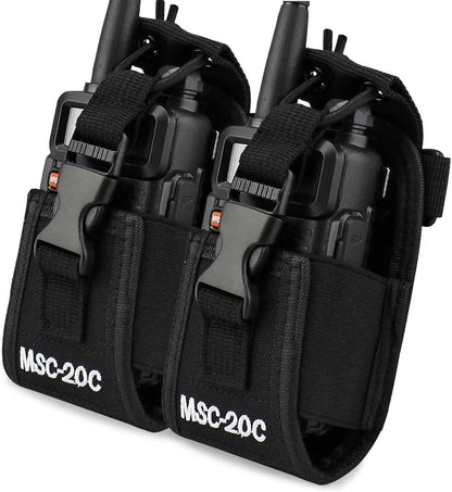 Multi-Function Universal Pouch Holster Case for GPS PMR446 Two-Way Radios, Motorola, Kenwood, Midland, ICOM & Yaesu Transceivers