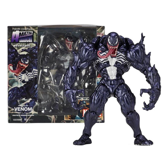 Venom Amazing Yamaguchi Action Figure — Joint Movable Face-Change Collectible Model Toy for Kids Gift