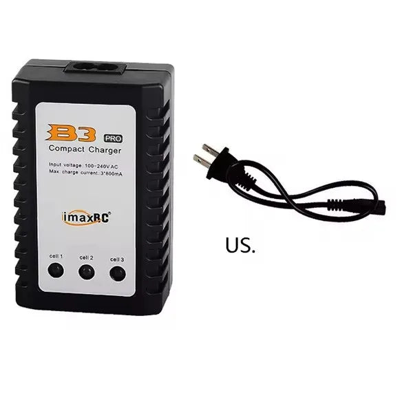 MAX RC B3 20W Pro Compact Balance Charger – 2S 3S 7.4V 11.1V Lithium LiPo Battery Charger
