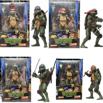 Ninja Turtle NECA 1990 Film Version Anime Figure – Limited Edition PVC Action Model Statue, Birthday Gift Ornament
