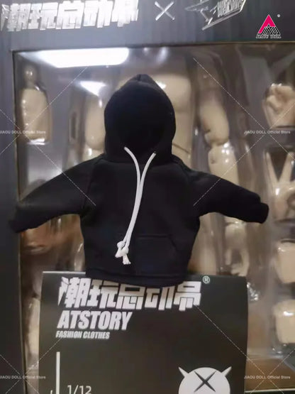 ATSTORY 1/12 Scale Hoodie & Pants Set — Male Clothes for 6" Soldier TBL SHF Action Figures & Dolls