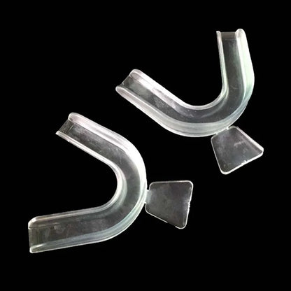 Silicone Dental Night Guard – Cold Light Whitening Braces Tray for Teeth Grinding Protection and Gum Cushion