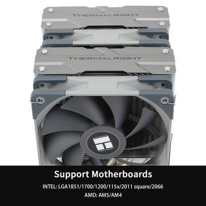 Thermalright Peerless Assassin 120 ARGB CPU Air Cooler – High Performance Dual Tower Cooler for Intel LGA1851/1700/1200/115X & AMD AM4/AM5 Black Edition