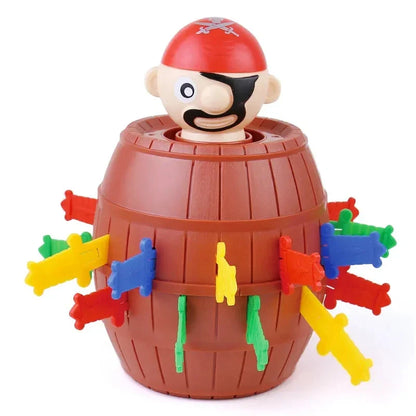 Pirate Barrel Toy – Fun Sword Jump Game for Kids, Halloween Interactive Board Game, Parent-Child Activity for Boys
