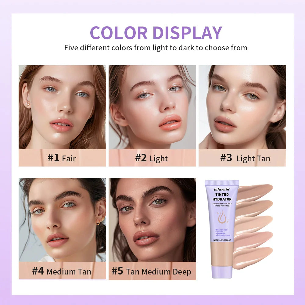 Strong Coverage Tinted Hydrator Makeup – Semi-Matte Finish for Women, Evens Skin Tone & Naturally Moisturizes