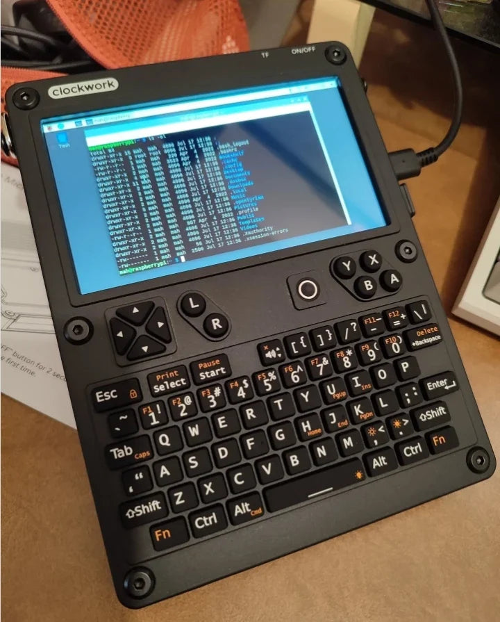 Clockwork uConsole Kit - V3.14 Motherboard with Optional Raspberry Pi CM4 Lite for Programming