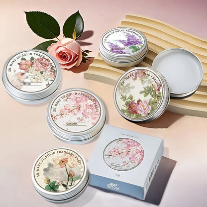 Portable Solid Perfume Balm – Long-Lasting Fragrance Deodorant for Men & Women | Pocket Size Fresh Scent for Daily Use & Dating
