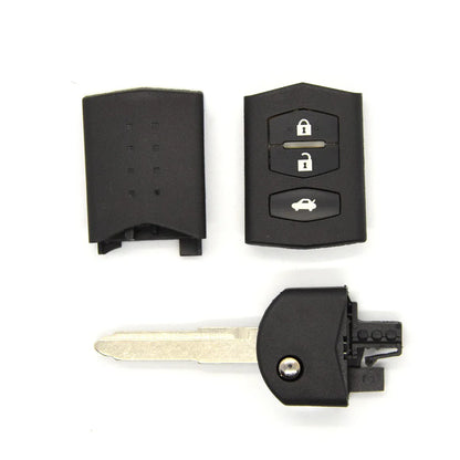 BEST KEY Flip Folding Remote Car Key Case – 2/3 Buttons for MAZDA 3, 5, 6, M6, RX8, MX5 with Uncut Blade