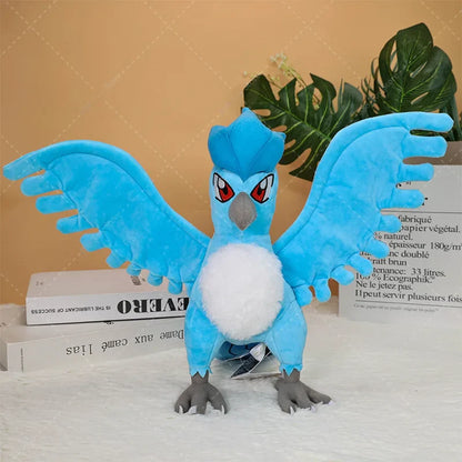 Anime Shiny Pokémon Plush Toys — Charizard, Mega Evolution X, Articuno & Lucario Stuffed Dolls Christmas Gift for Kids