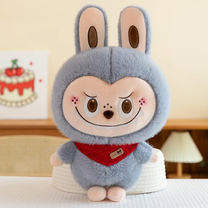 Rabbit Labubu Plush Toy — Cute Cartoon Soft Doll Pillow for Kids Gifts