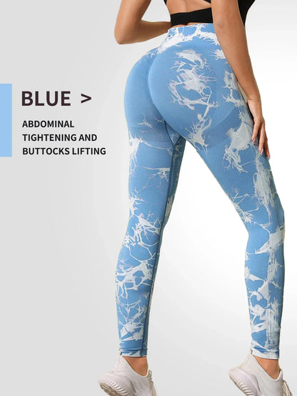 Women’s High-Waist Yoga Pants — Seamless Push-Up Sport Leggings for Fitness, Workout & Gym Wear