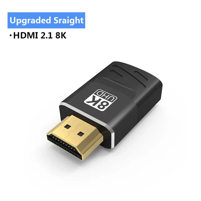HDMI-Compatible Adapter – Mini/Micro HDMI to HDMI, 8K 60Hz, 4K 120Hz/144Hz Male to Female Converter for HDTV, Laptop, PS5