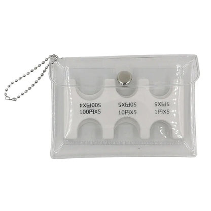 Coin Dispenser Wallet Organizer – Mini Japan Coin Holder for Car, Coin Changer & Storage Purse