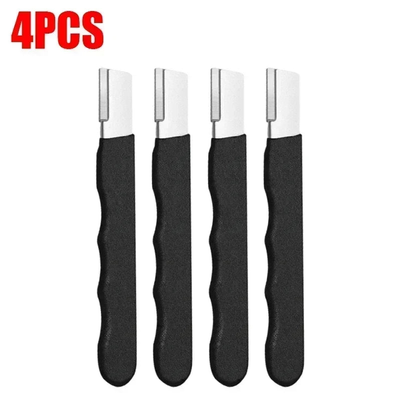 Portable Knife Sharpener - Alloy Steel Manual Knife & Scissor Sharpening Tool