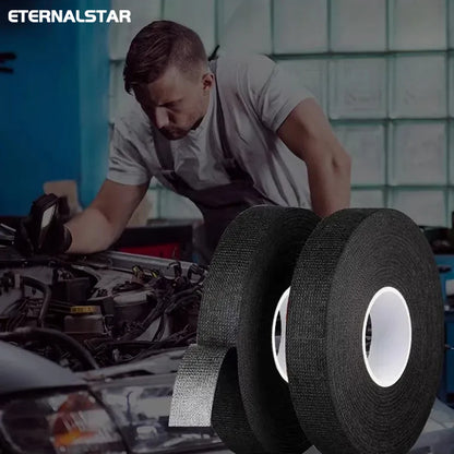 5Pcs Electrical Tape – Heat Resistant, Waterproof Harness Tape, Adhesive Cloth Insulating Automotive Fabric Tape