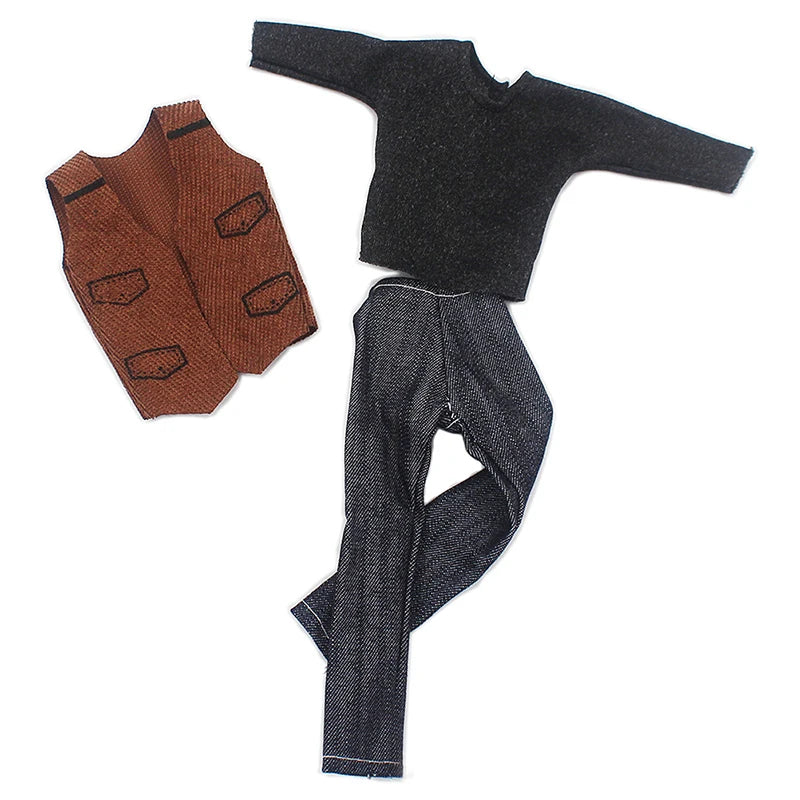 30cm Doll Clothing Set — Men’s Multi-Style Sports Outfit for Boyfriend Dolls