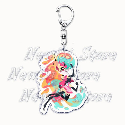 Helluva Blitzo Anime Keychain – Boss Pendant Bag Accessory & Fan Gift Keyring Jewelry