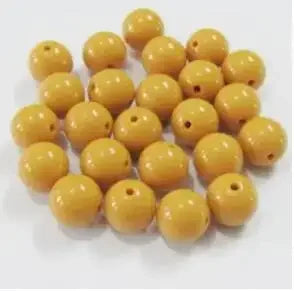 Acrylic Chunky Round Beads - 6mm to 20mm Solid Bubblegum Beads for DIY Handmade Jewelry & Craft Making