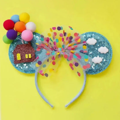 Toy Story Character Headbands - Sequin Bow, Woody, Buzz Lightyear & Alien Hair Accessories for Girls