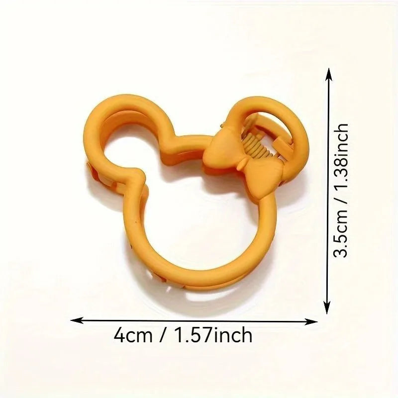 5/10PCS Mickey Ear Hair Clips - Hollow Geometric Cartoon Hair Accessories for Parties, Holidays & Gifts