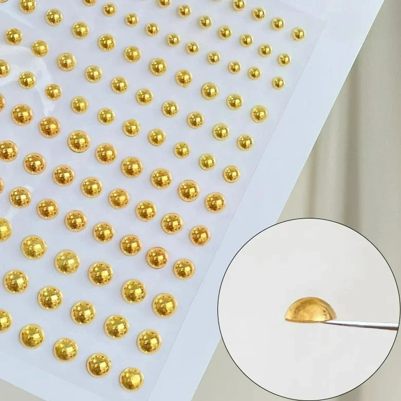 180PCS Non-Piercing Body Jewelry Stickers – Waterproof Self-Adhesive Fake Lip, Nose, Eyebrow & Belly Button Nails