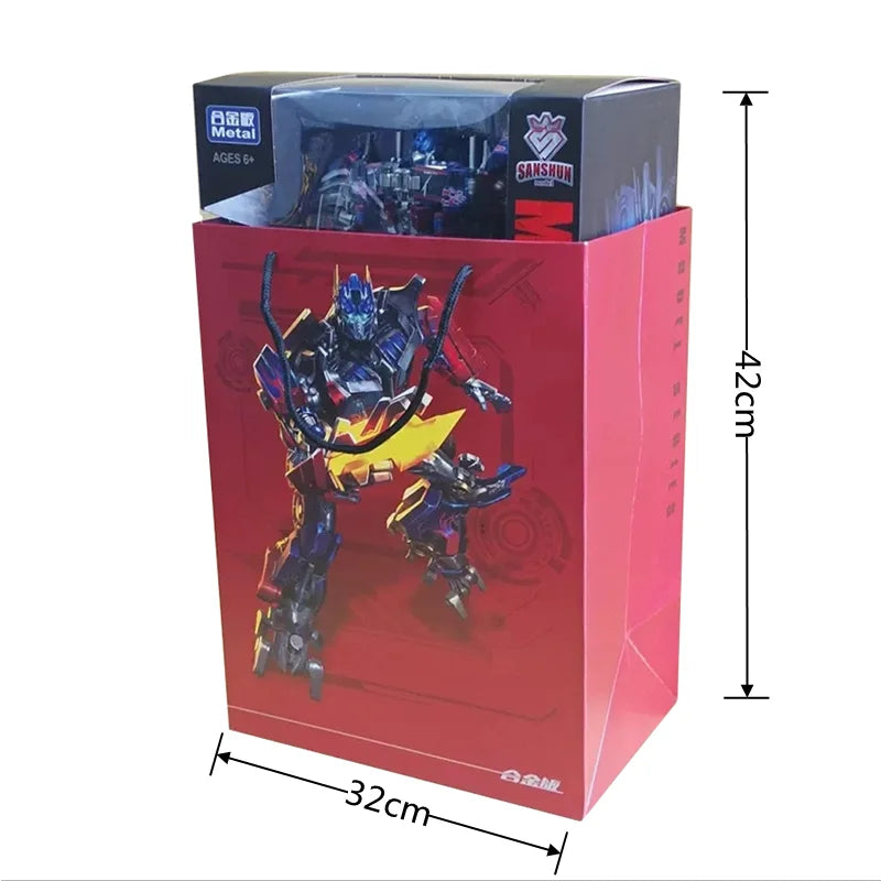 30CM Transforming Robot Toy – Optimus Prime, Bumblebee & Megatron Alloy Action Figures for Kids