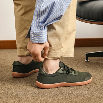 SNORW Wide Barefoot Shoes - Zero Drop Casual Sneakers for Men & Women, Perfect for Outdoor Trail Running