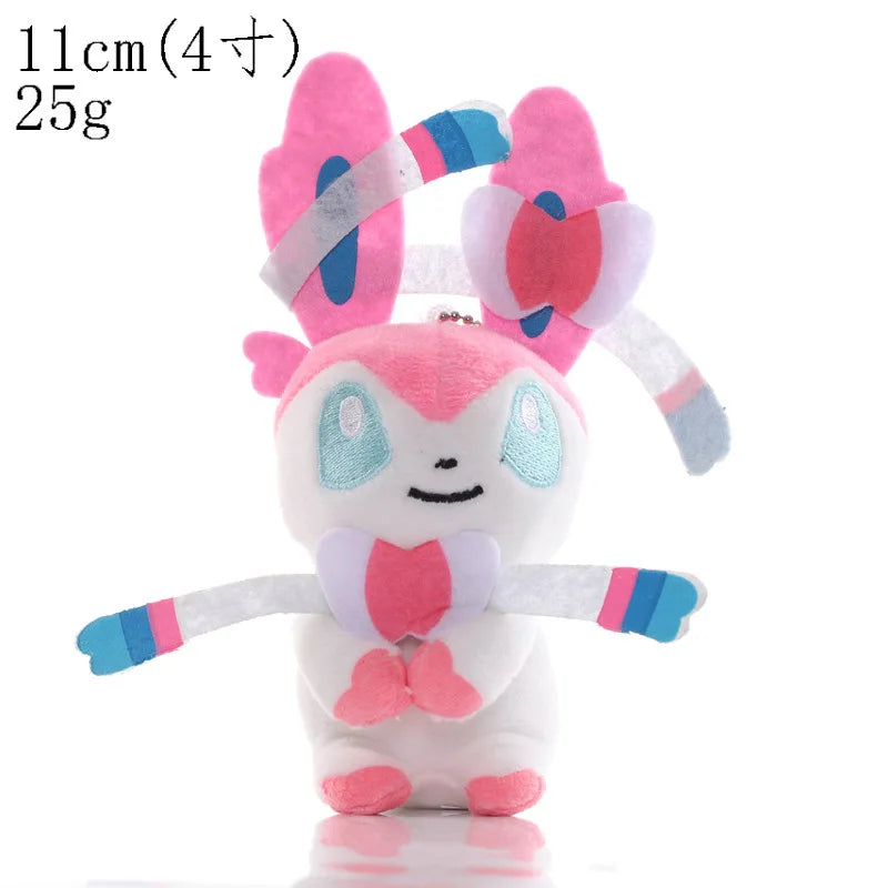 20PCS Pokémon Plush Keychain Set – Eevee, Bulbasaur, Squirtle, Charmander & More Cute Toy Gifts