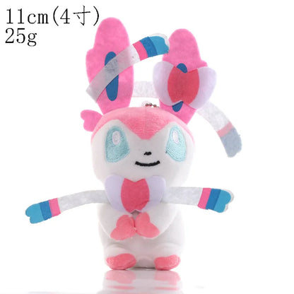 20PCS Pokémon Plush Keychain Set – Eevee, Bulbasaur, Squirtle, Charmander & More Cute Toy Gifts