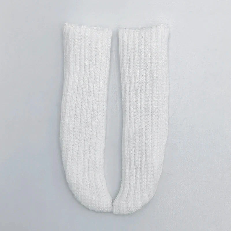 Blythe Doll Socks — Long Stockings in Black, White, Pink & Candy Colors for OB24, OB22, Azone Dolls