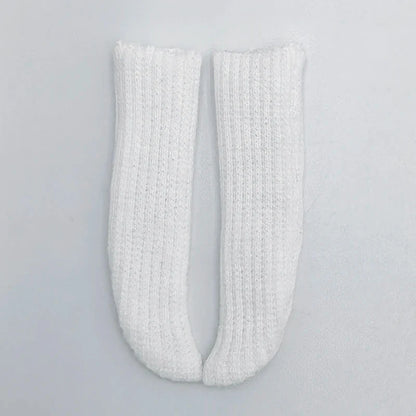 Blythe Doll Socks — Long Stockings in Black, White, Pink & Candy Colors for OB24, OB22, Azone Dolls