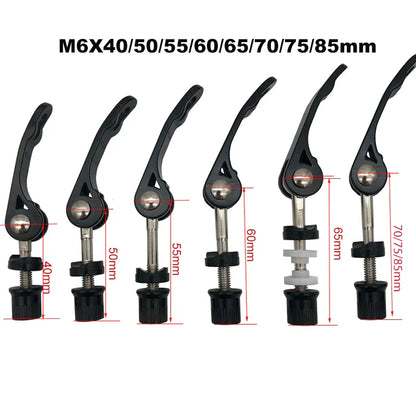 MAXFORD Bicycle Quick Release Cam Lever Seat Post Clamp | M6 Skewer Bolt for 35-85mm Cycling Parts