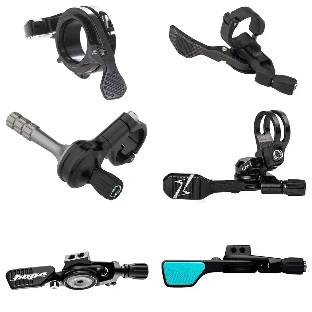 CNC Bike Dropper Seatpost with 4-Way Mount & Remote Lever — Fits Internal & External Routing