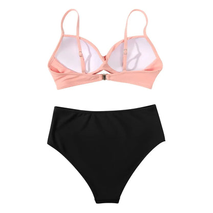 Vintage High Waist Bikini Set 2025 – Women’s Push-Up Printed Swimwear Summer Beach Bathing Suit