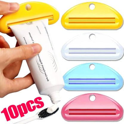 Toothpaste & Cleanser Tube Clips – Reduce Waste, 10/5/3/1pcs Plastic Squeezer