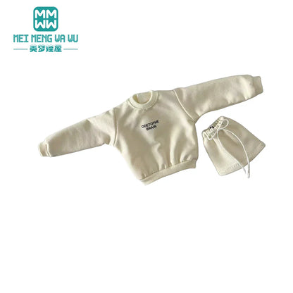 Doll Clothes Set — Fashion Polka Dot Shirts, Sundresses & Sweatshirts for Blythe, Azone, OB22, OB24 Doll Accessories