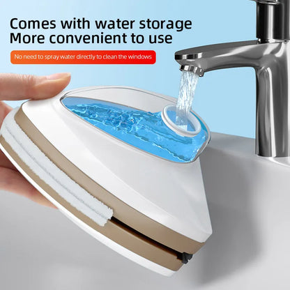 Magnetic Double-Side Window Cleaner Brush - Automatic Water Discharge Wiper for Effortless Glass Window Cleaning