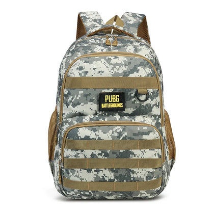 Camouflage Large-Capacity Backpack – Zipper Closure Hiking & Outdoor Adventure Travel Bag