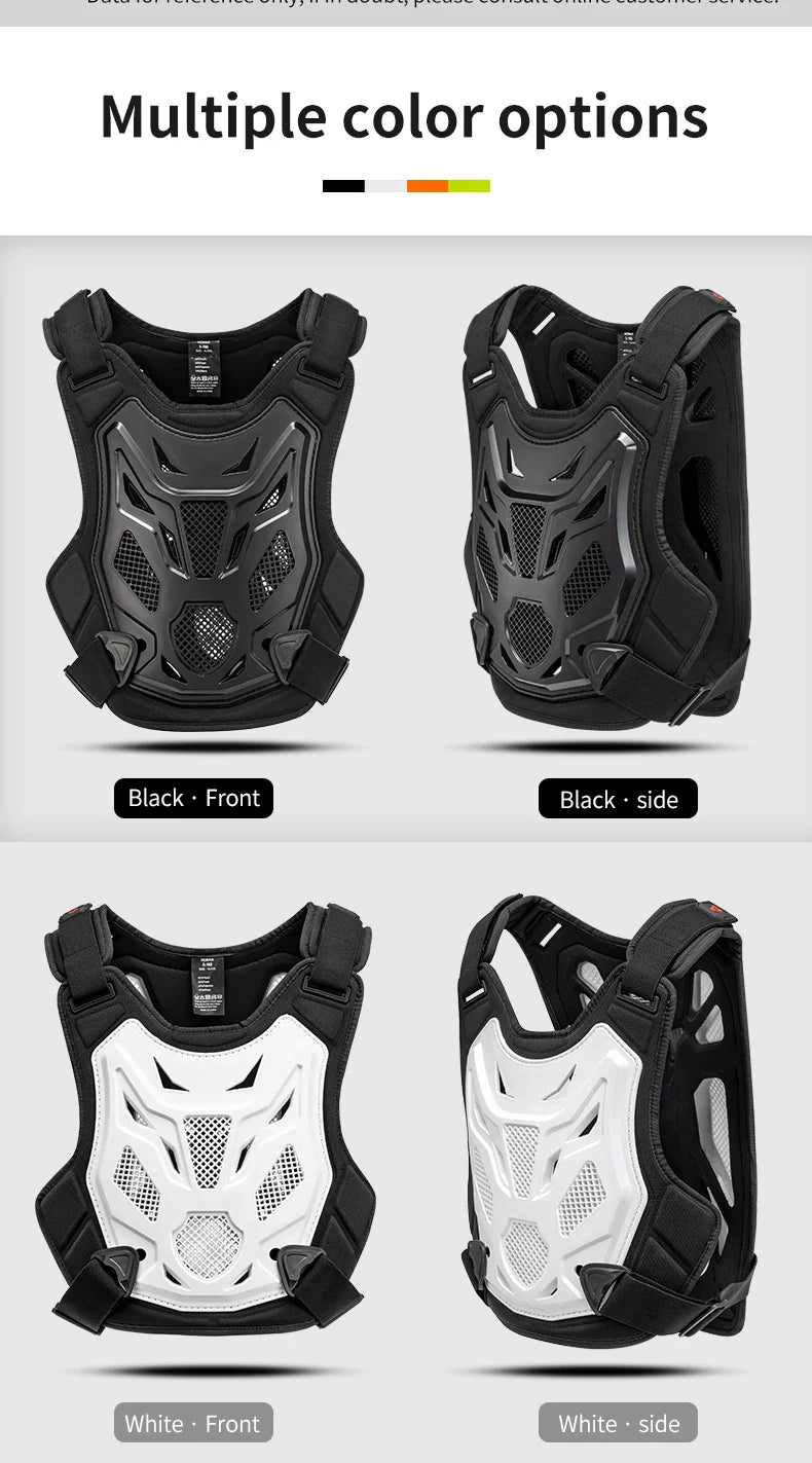 Motorcycle Motocross Racing Vest – Adult Off-Road Armor Chest Protector for Dirt Bike Safety